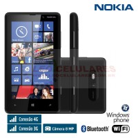 Celular Nokia Lumia 820 novo Desbloqueado wifi gps windons 8
